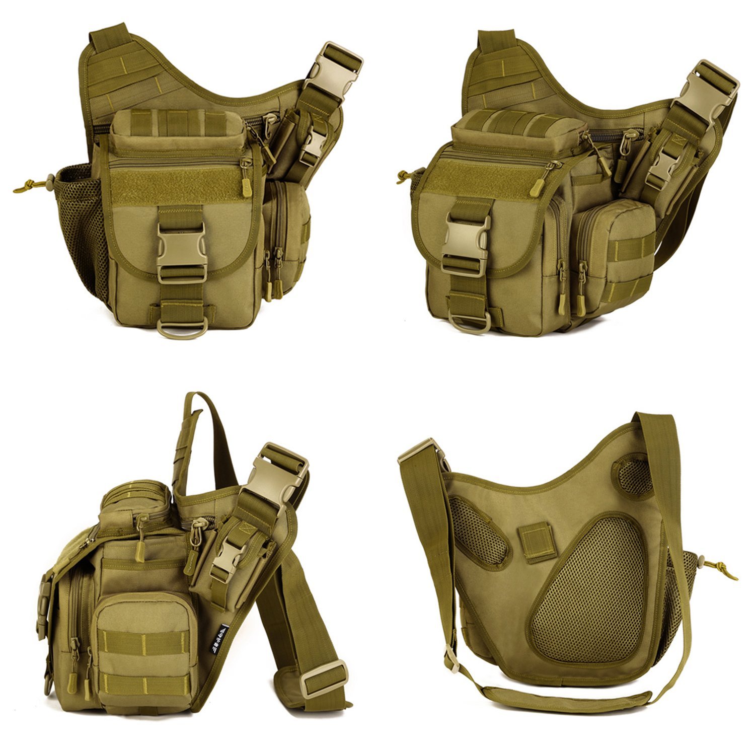 Multi-function Tactical Military Messenger Shoulder SLR Camera Bag Pack ...