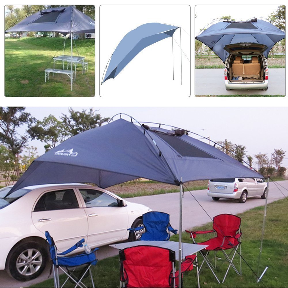Trailer Awning Sun Shelter Auto SUV Awning Canopy Camper Trailer Tent Roof Top eBay