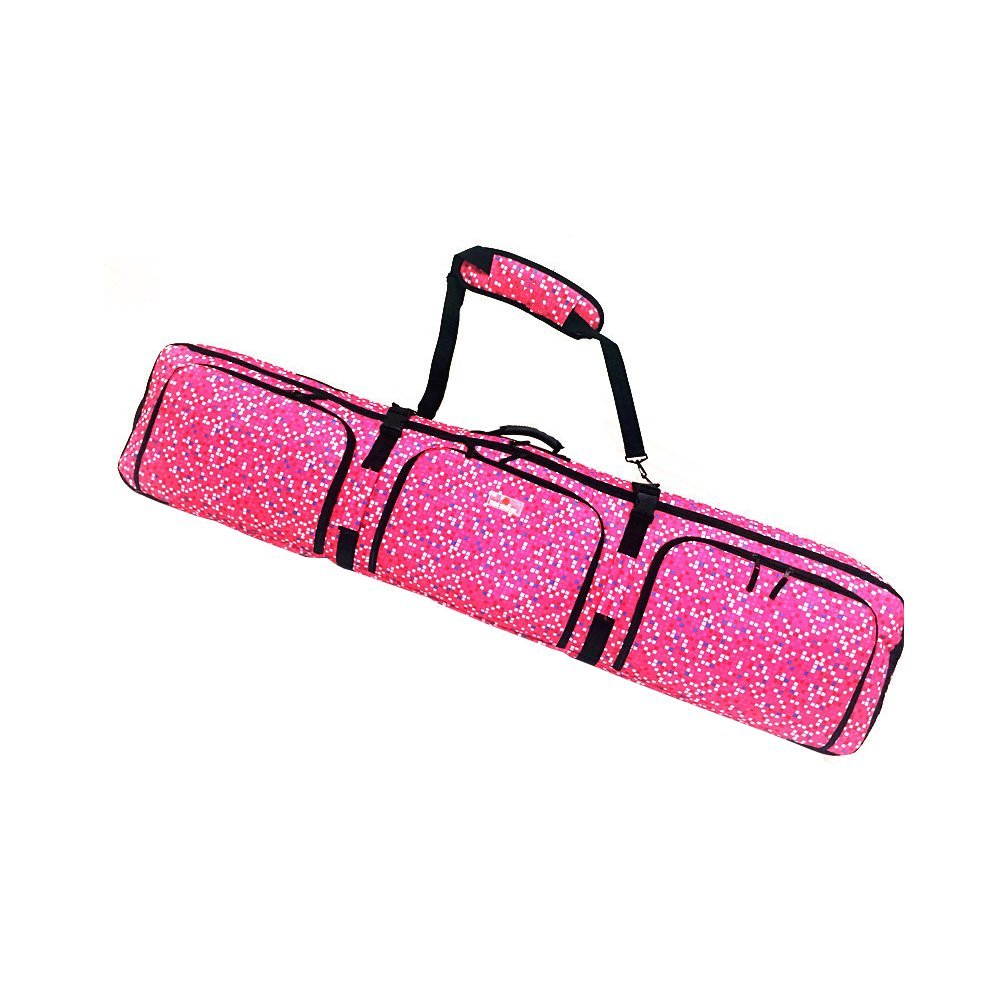 pink ski bag