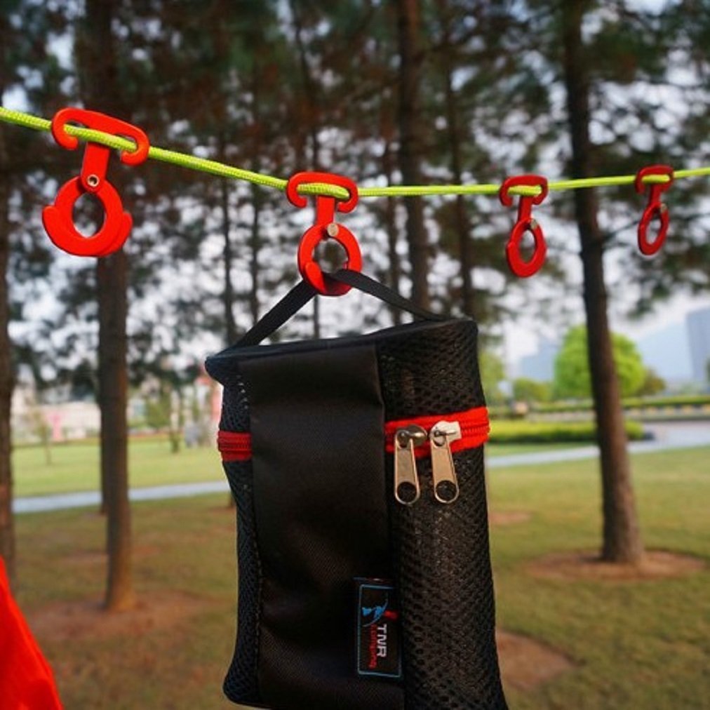 5pcs Ultralight Guyline Cord Adjuster for Tent Camping Hiking Outdoor Antiskid eBay