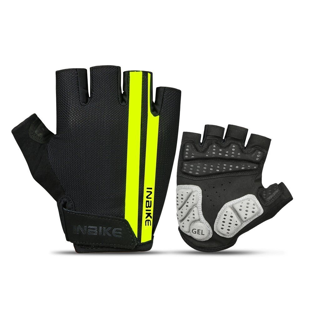 PJ INBIKE Cycling Gloves Bike Gloves Mountain Road 5MM Pads Half Finger