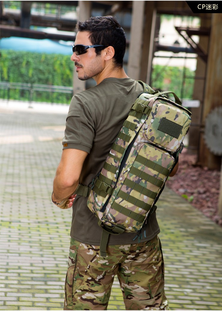 Tactical MOLLE Assault Go Bag Shoulder Sling Military Gym Hiking Camper Backpack