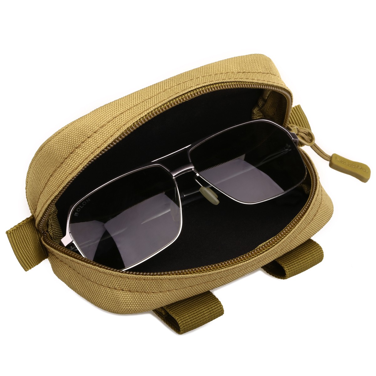 Outdoor Glasses Pouch Bag Sunglasses Case Tactical Molle Portable ...