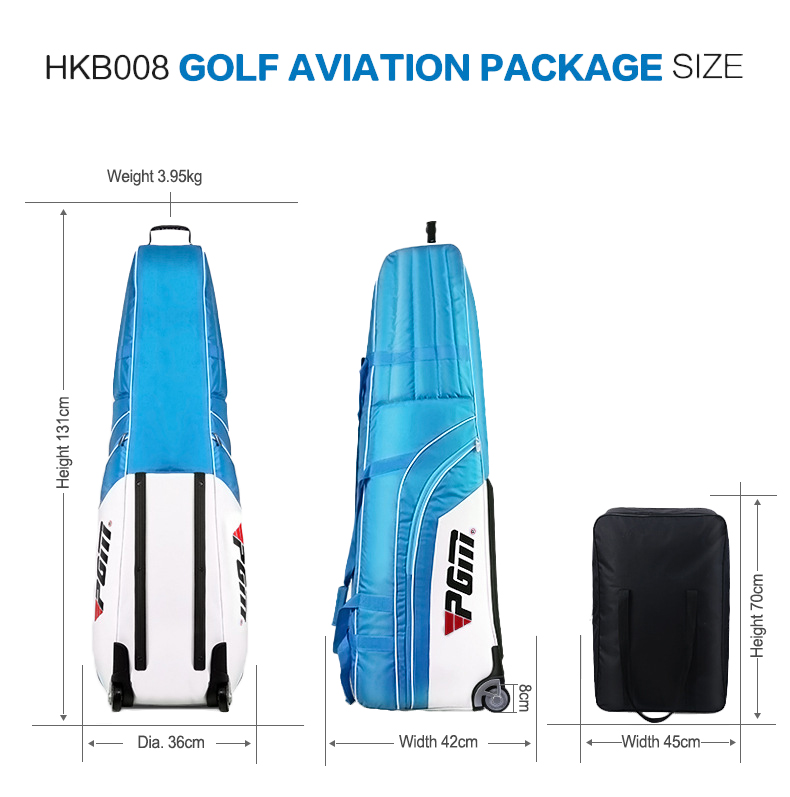 Golf Aviation Bag Portable Golf Package Golf Travel Bag Cover Foldable