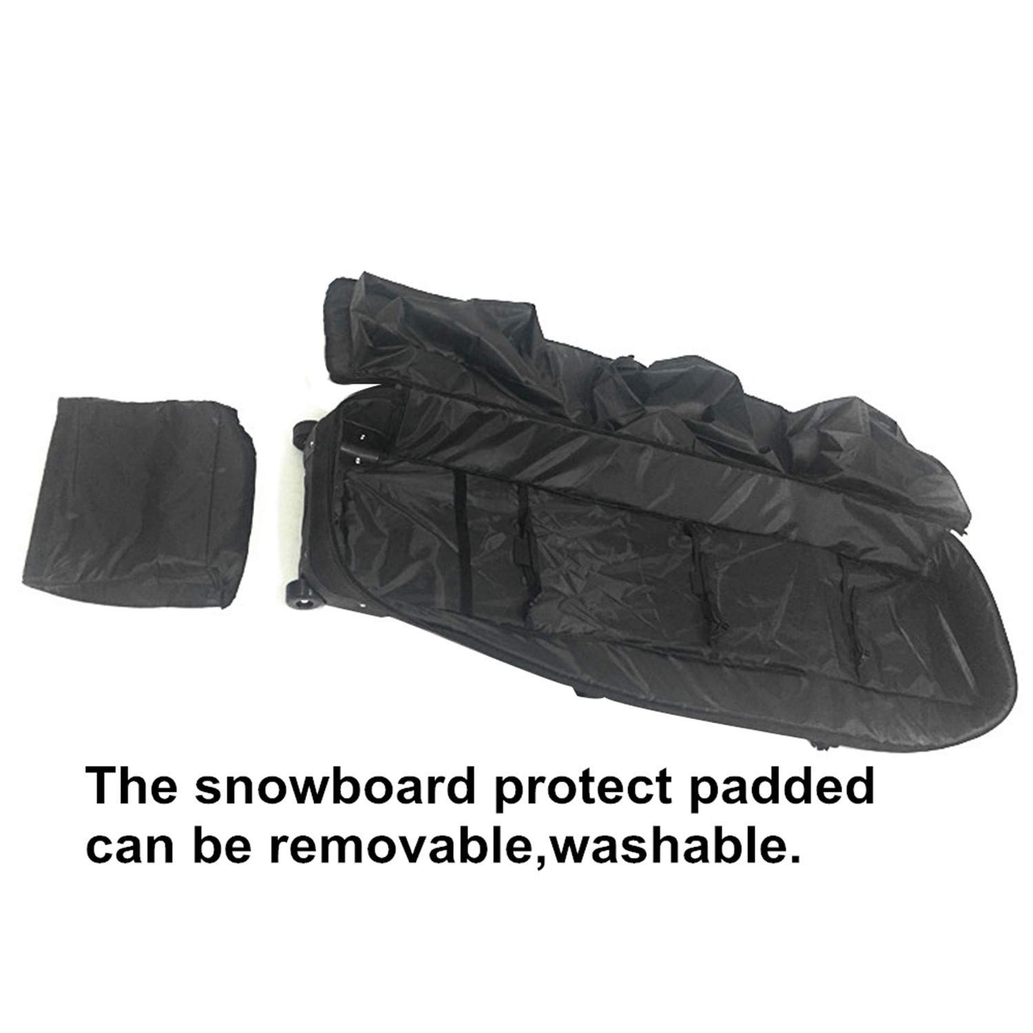 Snowboard Bag Wheels Waterproof Snow Sport Equipment Ski Bag Fully