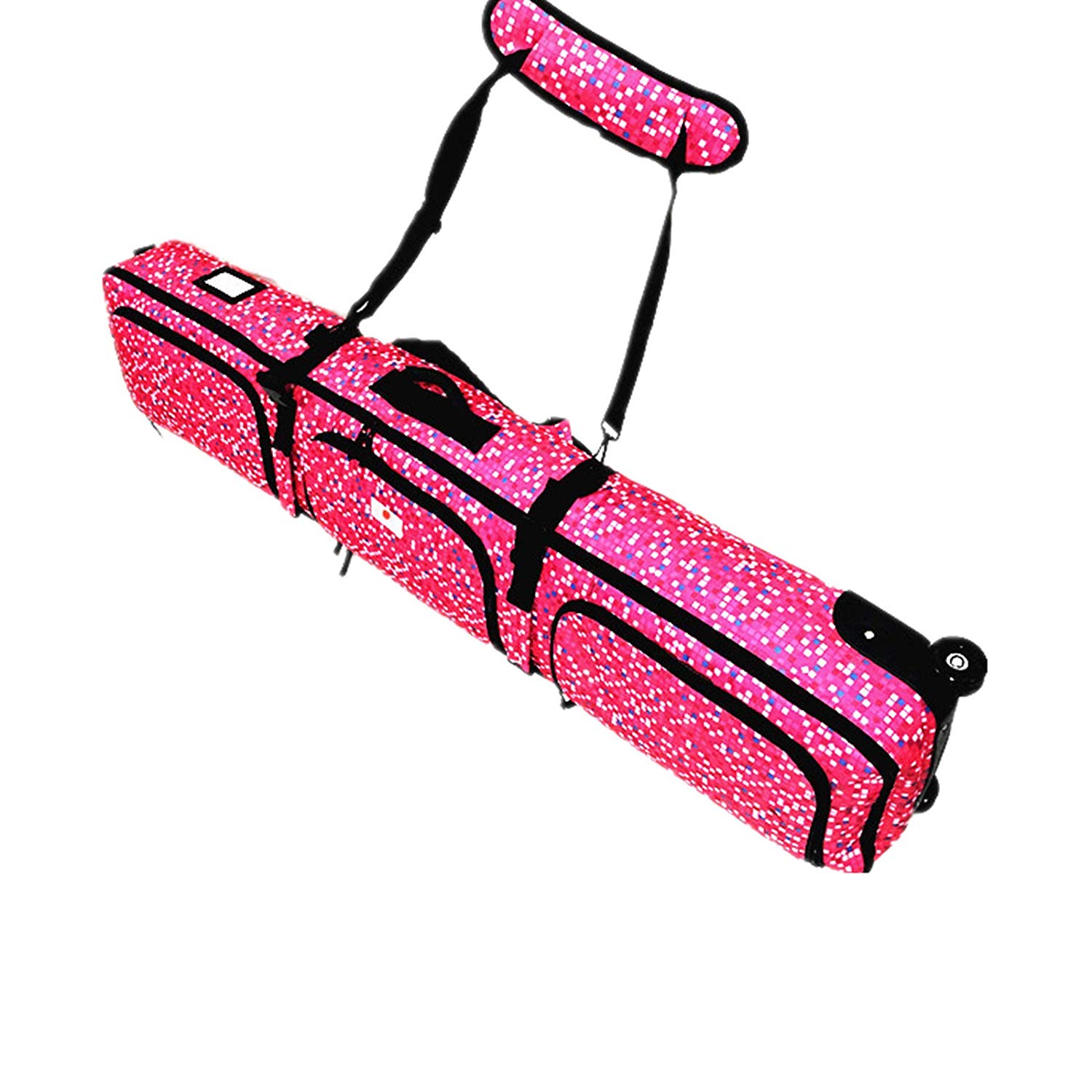 pink ski bag