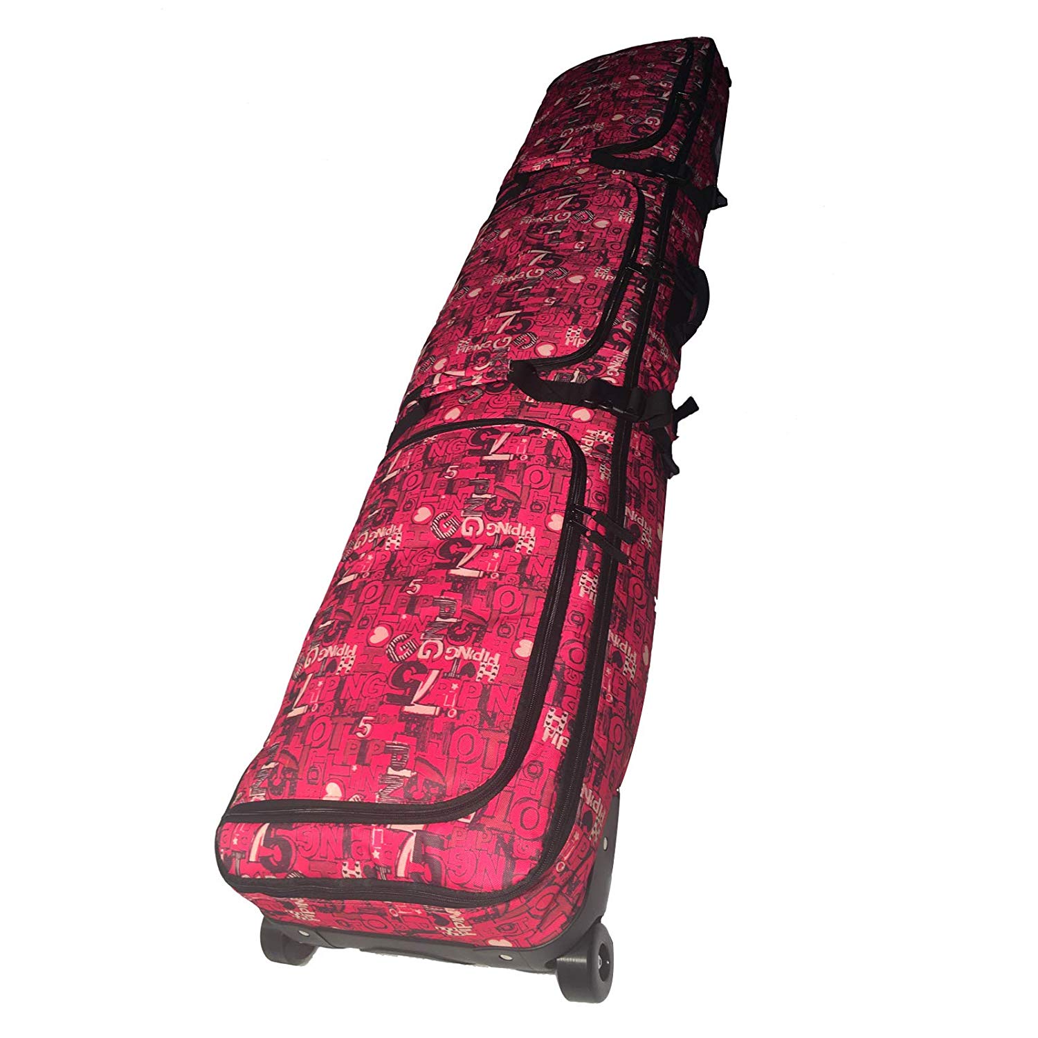 Snowboard Bag Padded Wheeled Air Travel Three Independent Compartment