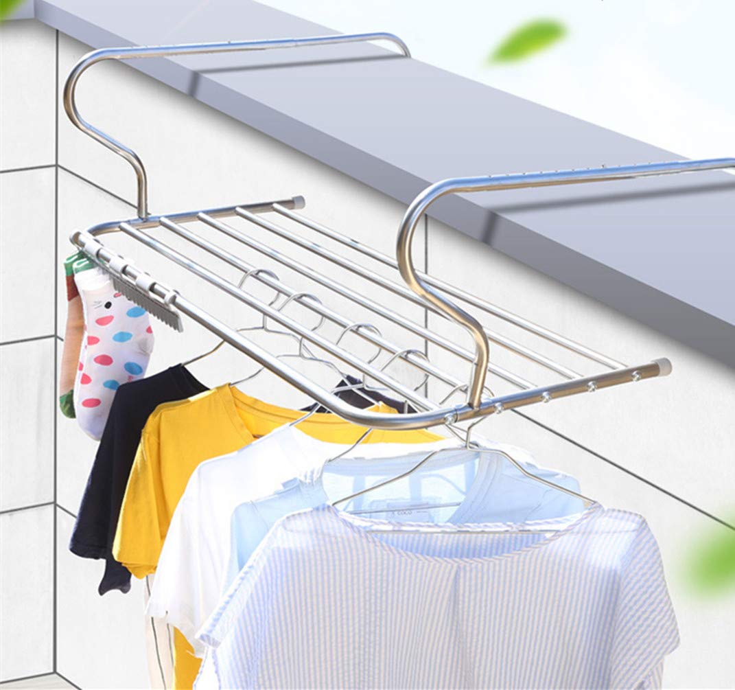 Clothes Drying Rack Foldable Hanging Storage Organizer Outdoor Shoe Rack Clothes Ebay