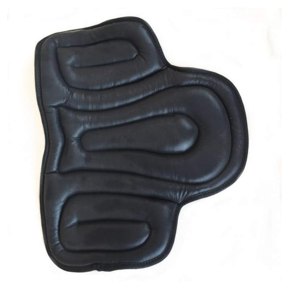 Black Softy Horse Riding Seat Shock Absorbing Saddle Black Cushion Pad