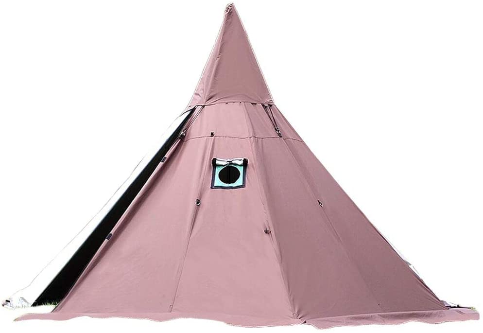 4Season Double Doors Lightweight Camping Teepee Tent Stove Jack Half