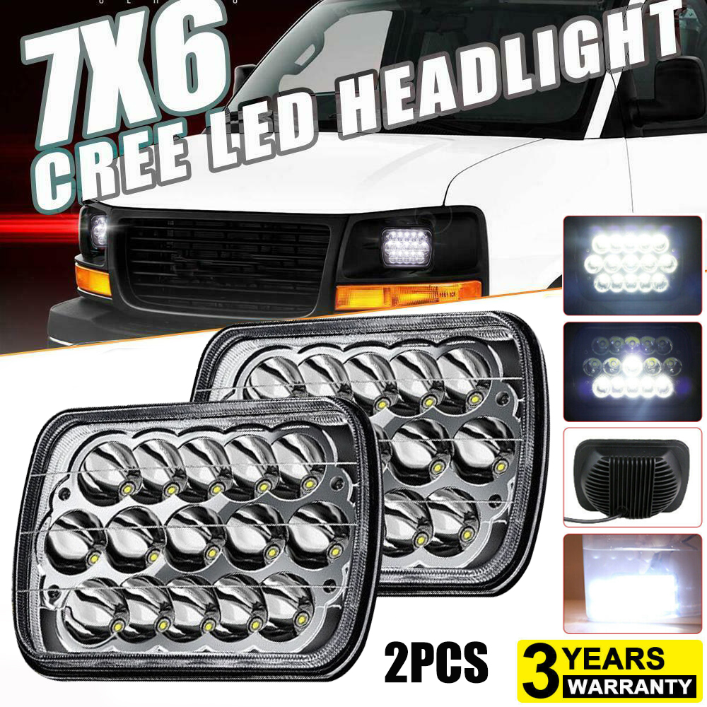 5D 7x6/'/' 5x7 LED Headlight DRL Projector Beam Headlamp for Tacoma Tundra 4Runner