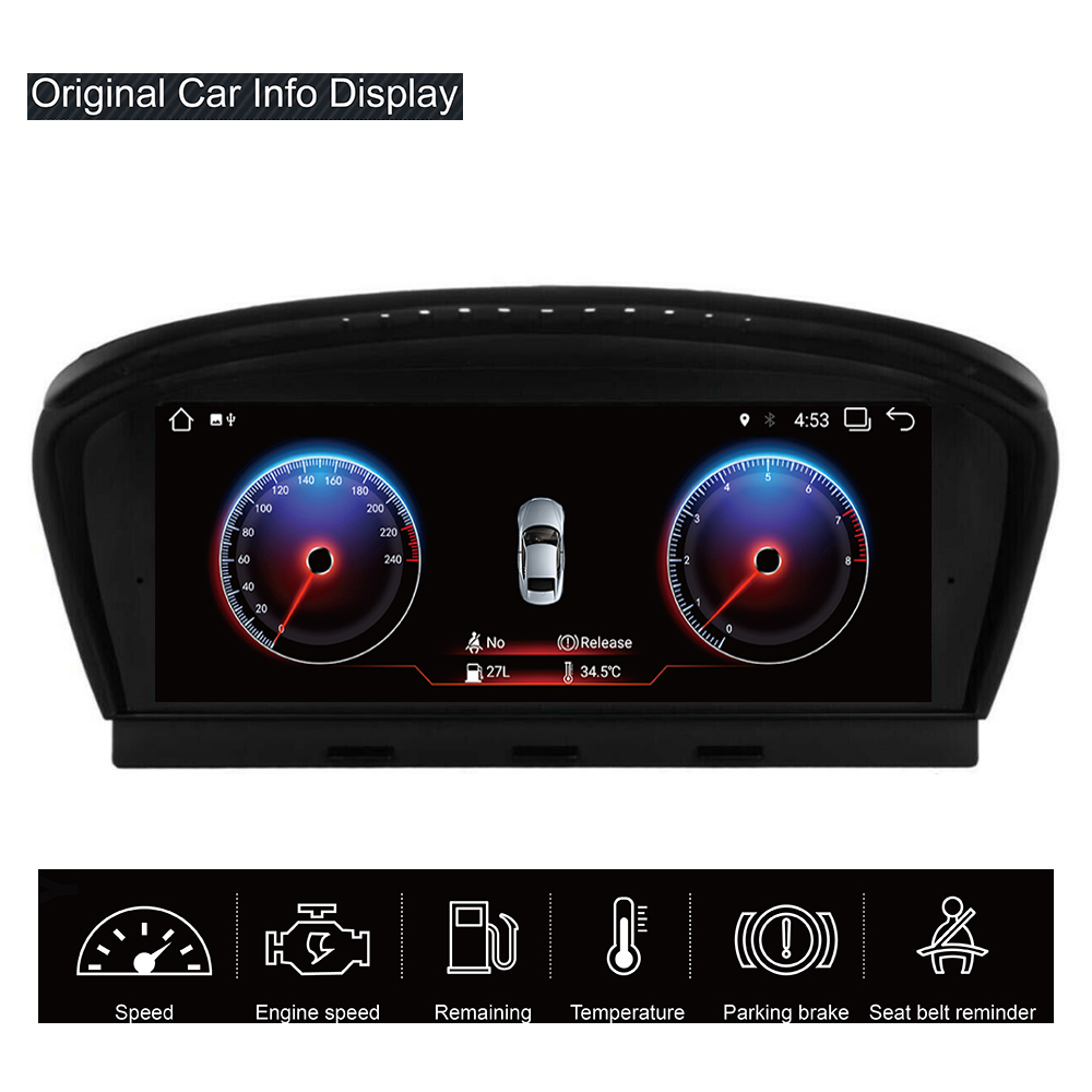 8.8" Android 9.0 Car stereo DVD Player GPS NAVI For BMW
