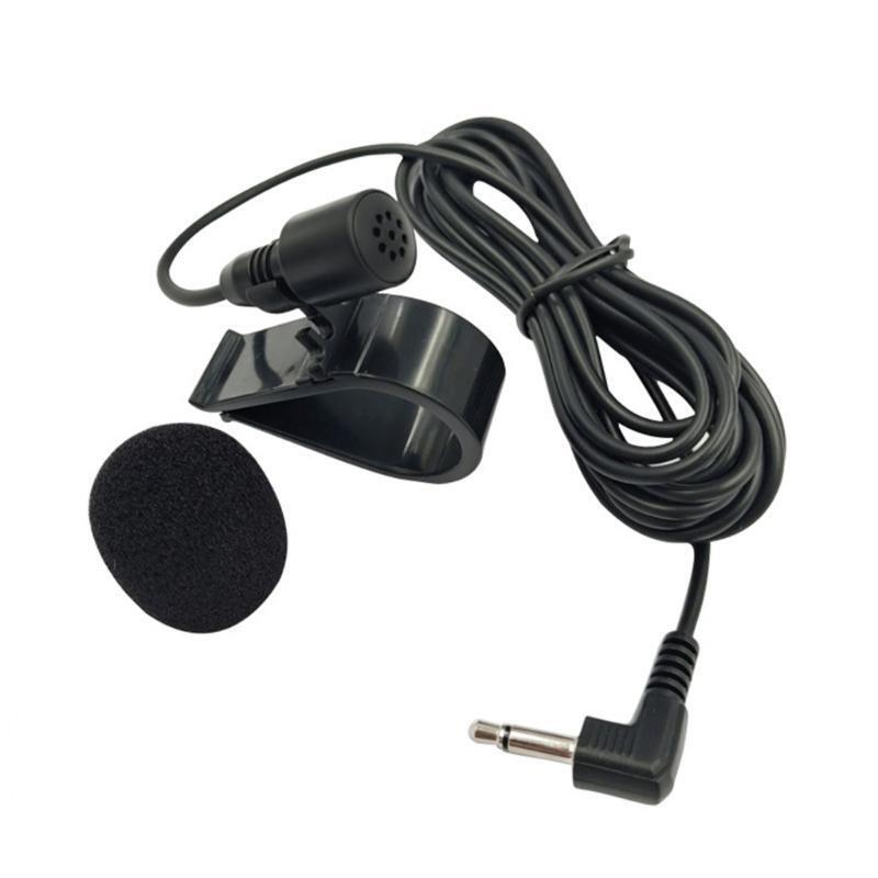 Comprar Micrófono de coche Micro Radio de coche 3,5mm Jack micrófono  estéreo Mini micrófono externo con cable para Auto Dvd Radio 3m de largo  Mini Microfono