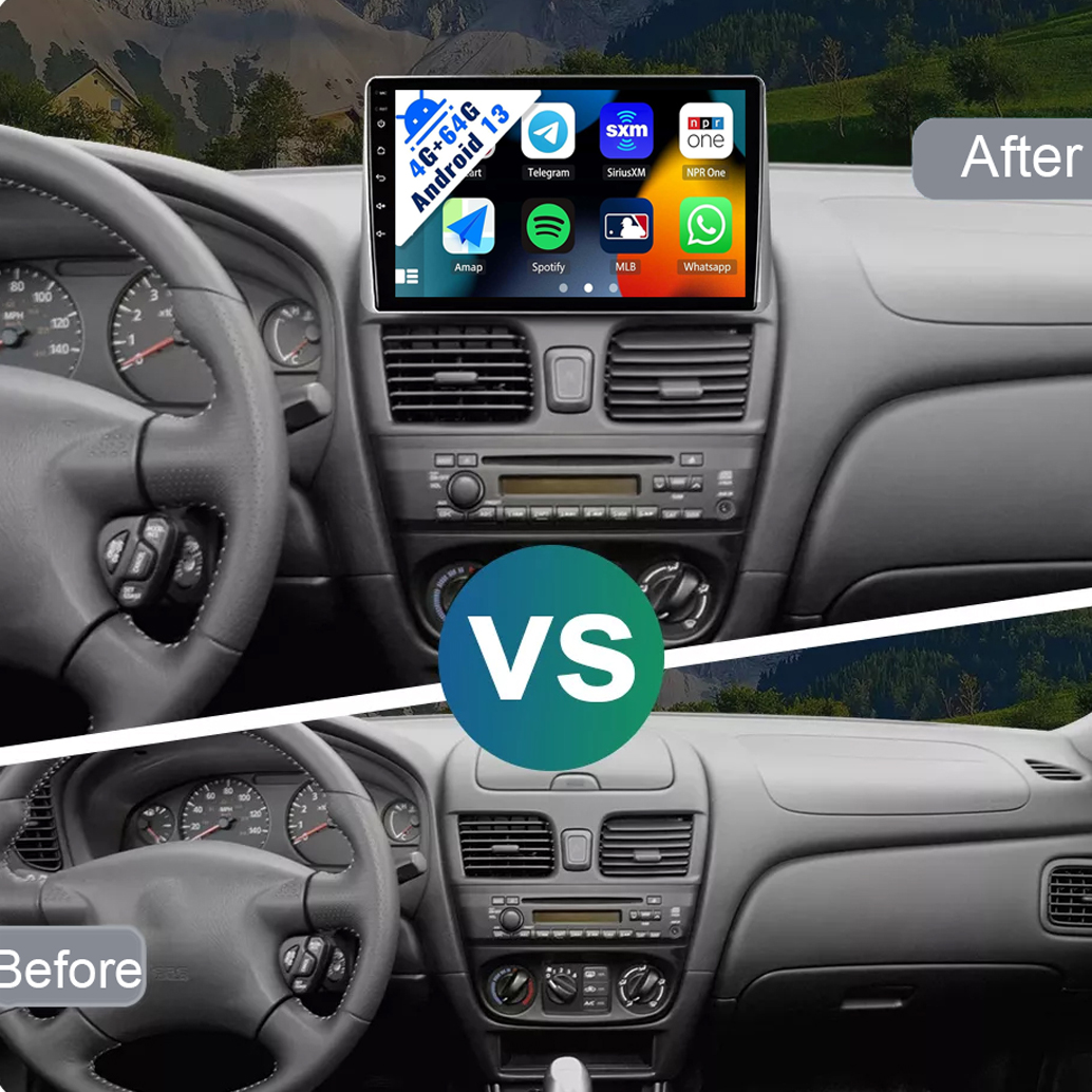 Android 13 4+64GB for Nissan Sentra 2000-2006 Car Radio Stereo