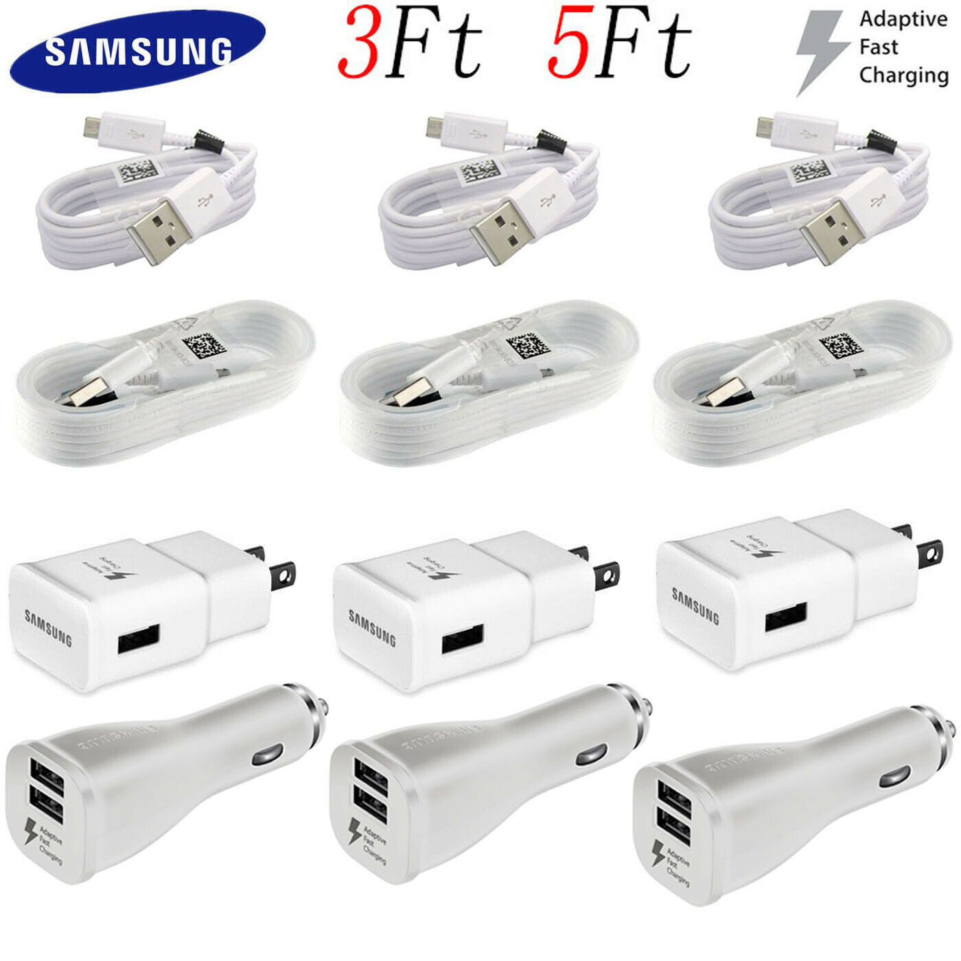 NEW SAMSUNG MICRO USB DATA FAST CHARGING CABLE FOR GALAXY S6 S6 Edge S7 EDGE J3