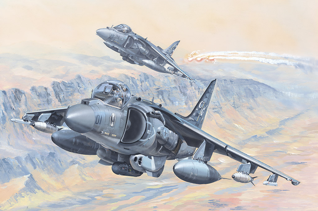 Hobbyboss model kit 81804 1/18 AV-8B Harrier II