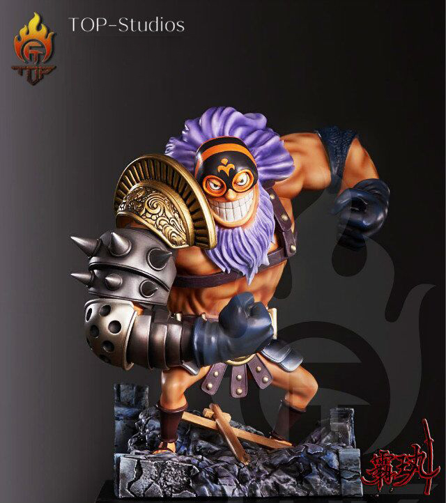 blackbeard resin statue