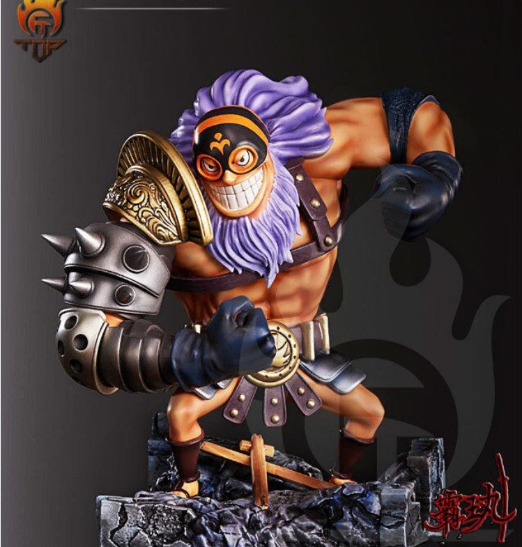 T O P Studio One Piece Blackbeard Jesus Burgess Resin Pu Collector