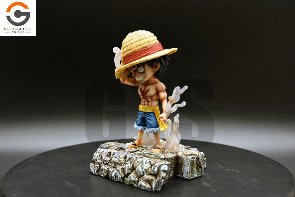 One Piece Monkey D Luffy Statue Resin Figure SD Model GK Anime LK studio