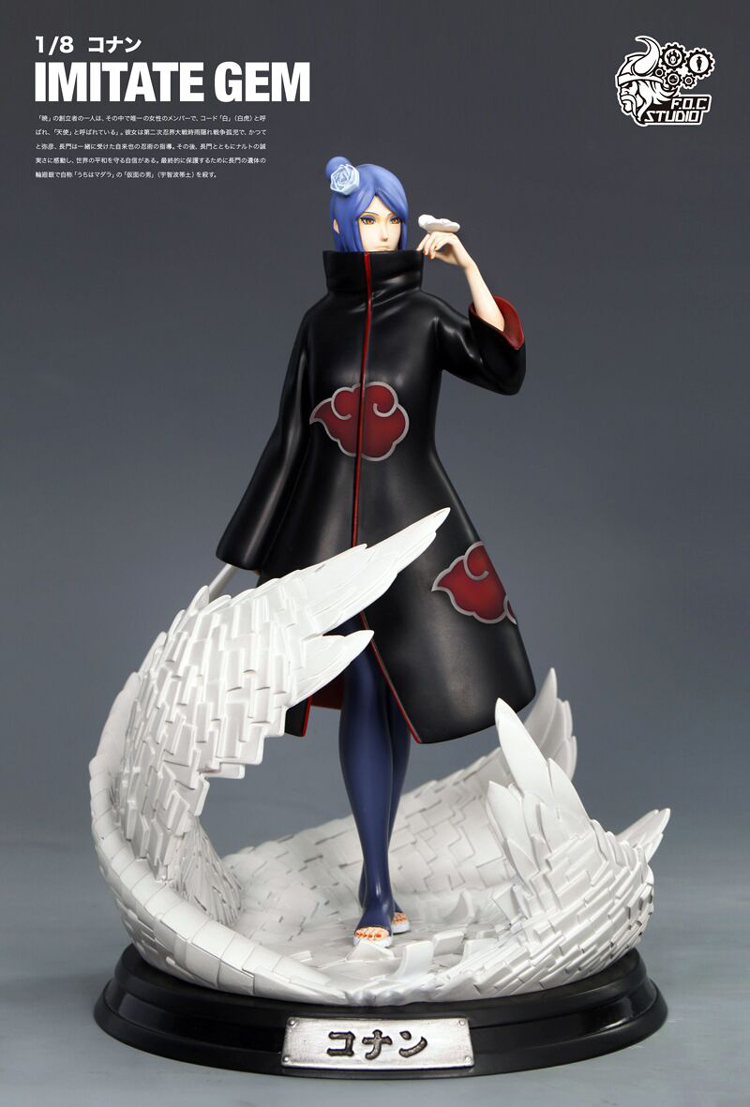 Naruto Foc Studio Akatsuki Konan Gk Collector Resin Statue Limit In Stock Ebay