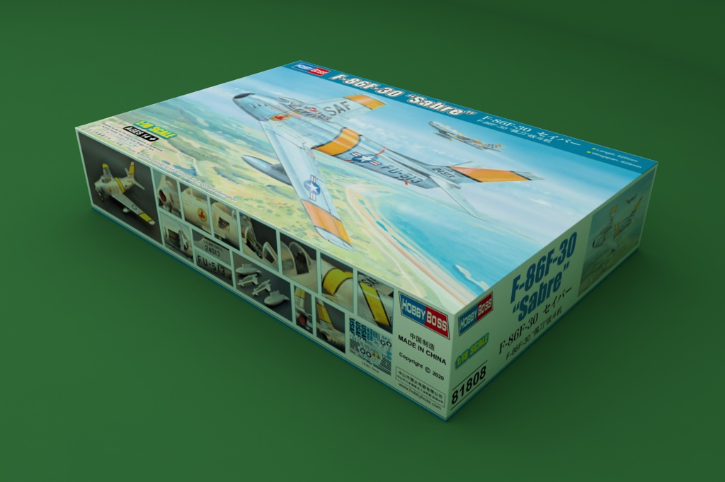 hobbyboss 81808 1/18 F-86F-30 Sabre fighter Plastic model