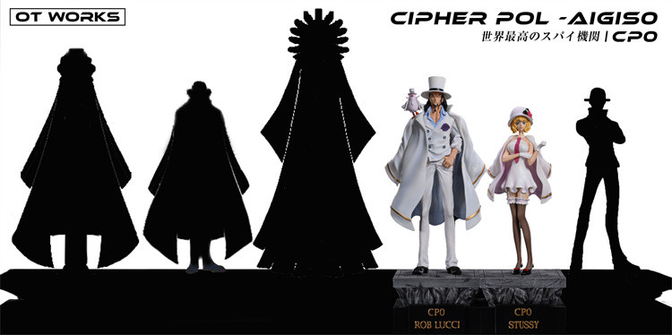 ワンピース OTWORKS ステューシー ルッチ ガレージキット スタチュー OT Studio One Piece CP0 Rob Lucci Stussy GK Collector Resin
