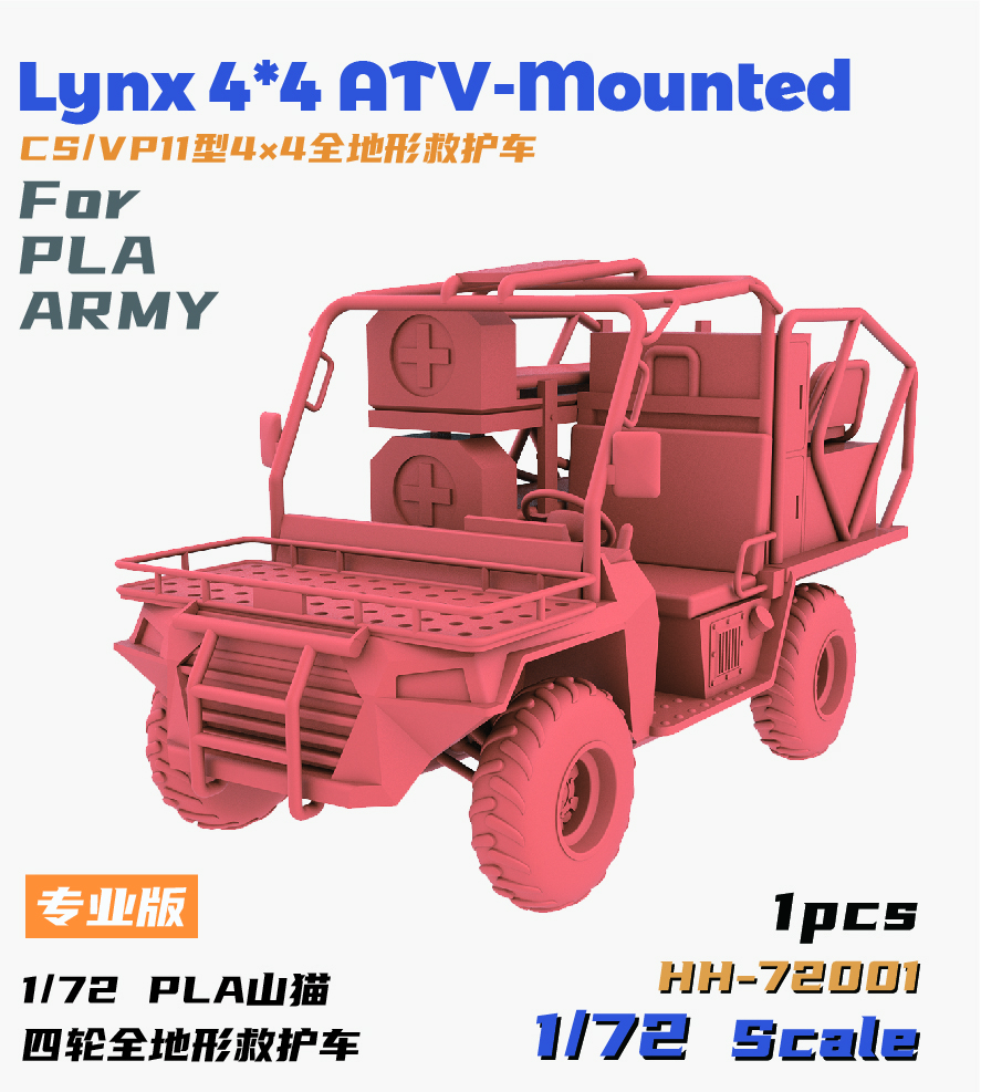 20セット Heavy Hobby HH-72001 1/72 Chinese Lynx 4x4 ATV Emergency | eBay