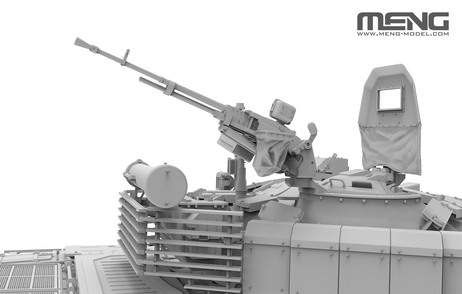 MENG TS-053 1/35 RUSSIAN MAIN BATTLE TANK T-72B3M w/KMT-8