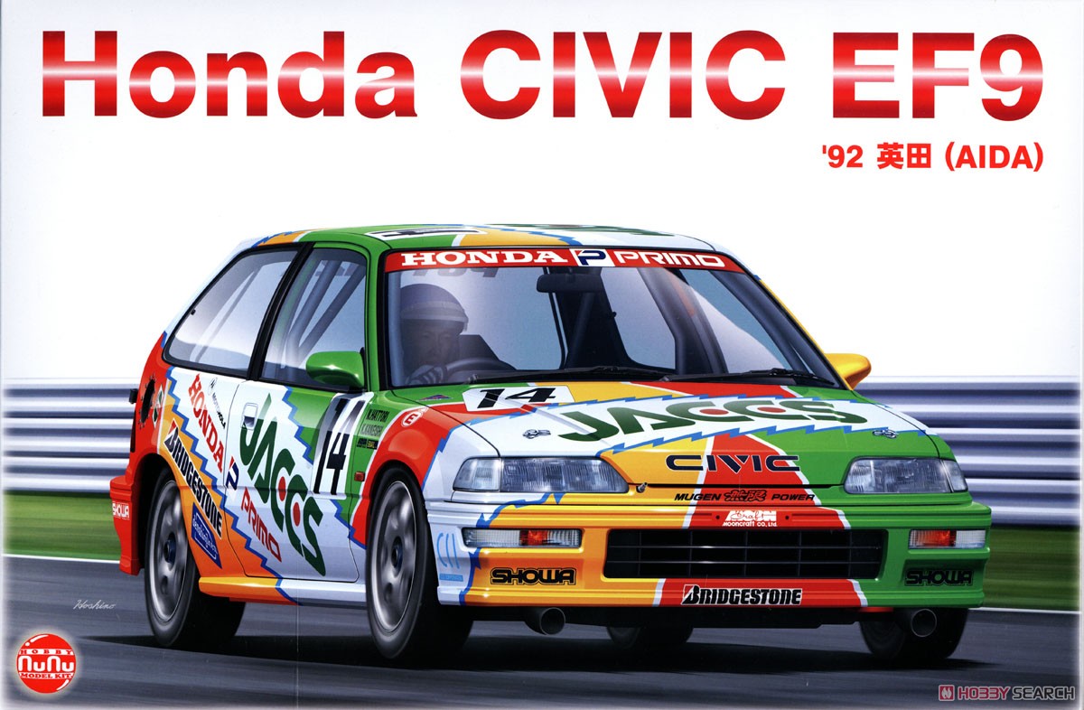 NUNU PN24021 1/24 Racing Series Civic EF-9 1992 TI Circuit Eida Gr.A Race |  eBay