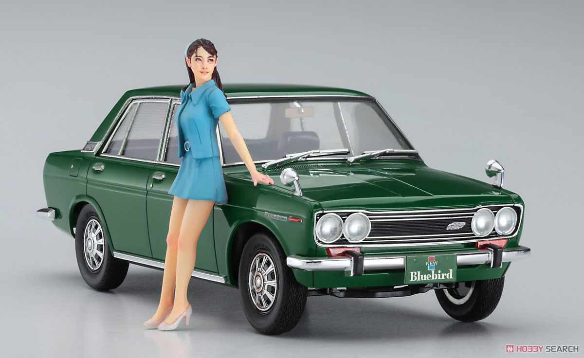 Hasegawa 52277 1/24 Datsun Bluebird 1600 SSS w/60`s Girls
