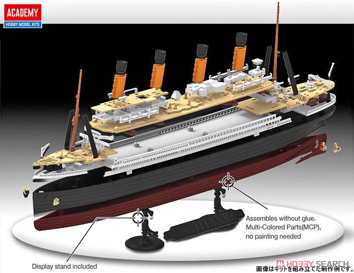 Academy 14217 1/1000 RMS Titanic (Plastic model) | eBay