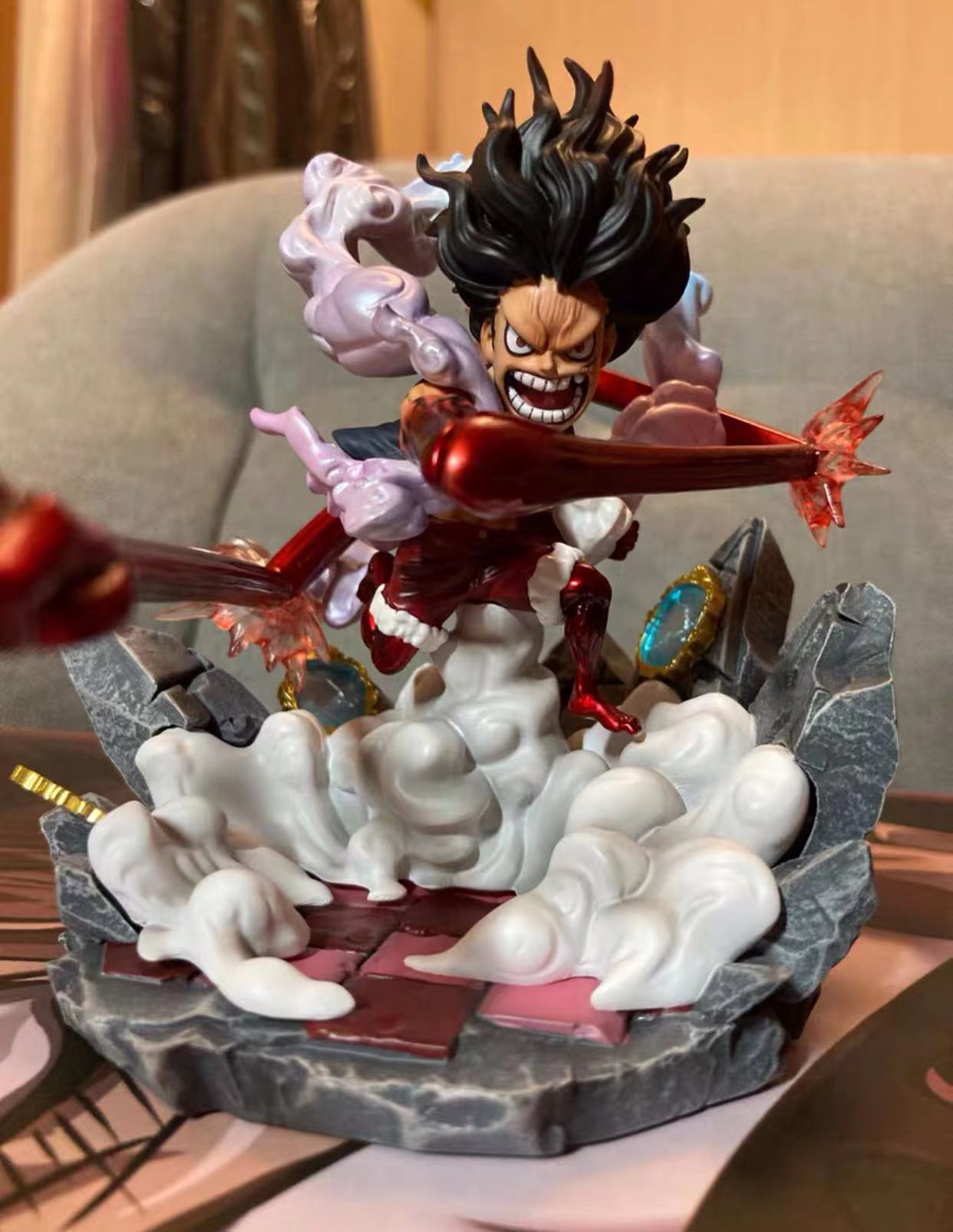 YZ Studio One Piece Snakeman Monkey D Luffy Statue Resin Figure