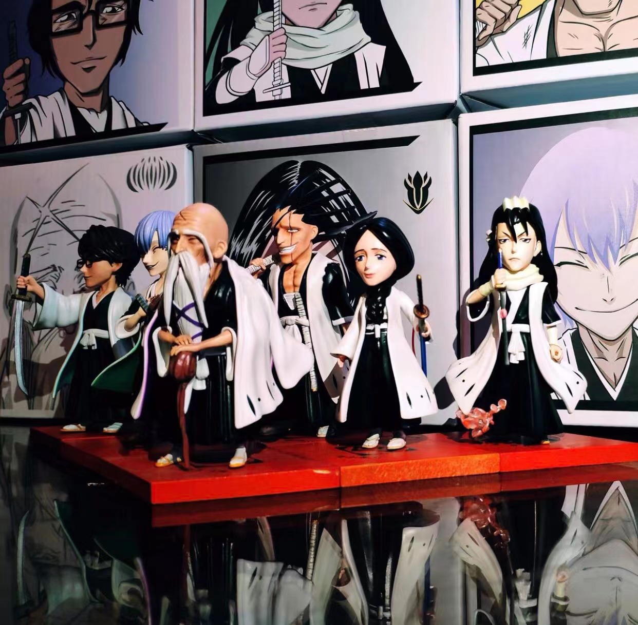 YZ Studio Bleach Gotei 13 Resin Model 13Pcs In Stock Kyoraku