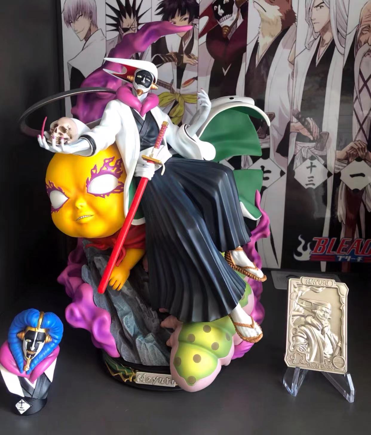 Clouds studio Bleach Kurotsuchi Mayuri Resin Figure Model Statue