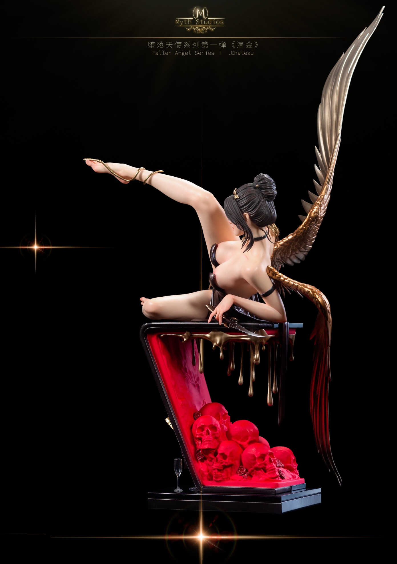 MYTH Studio Fallen Angel Chateau 1/4 Scale Resin Statue Pre-order