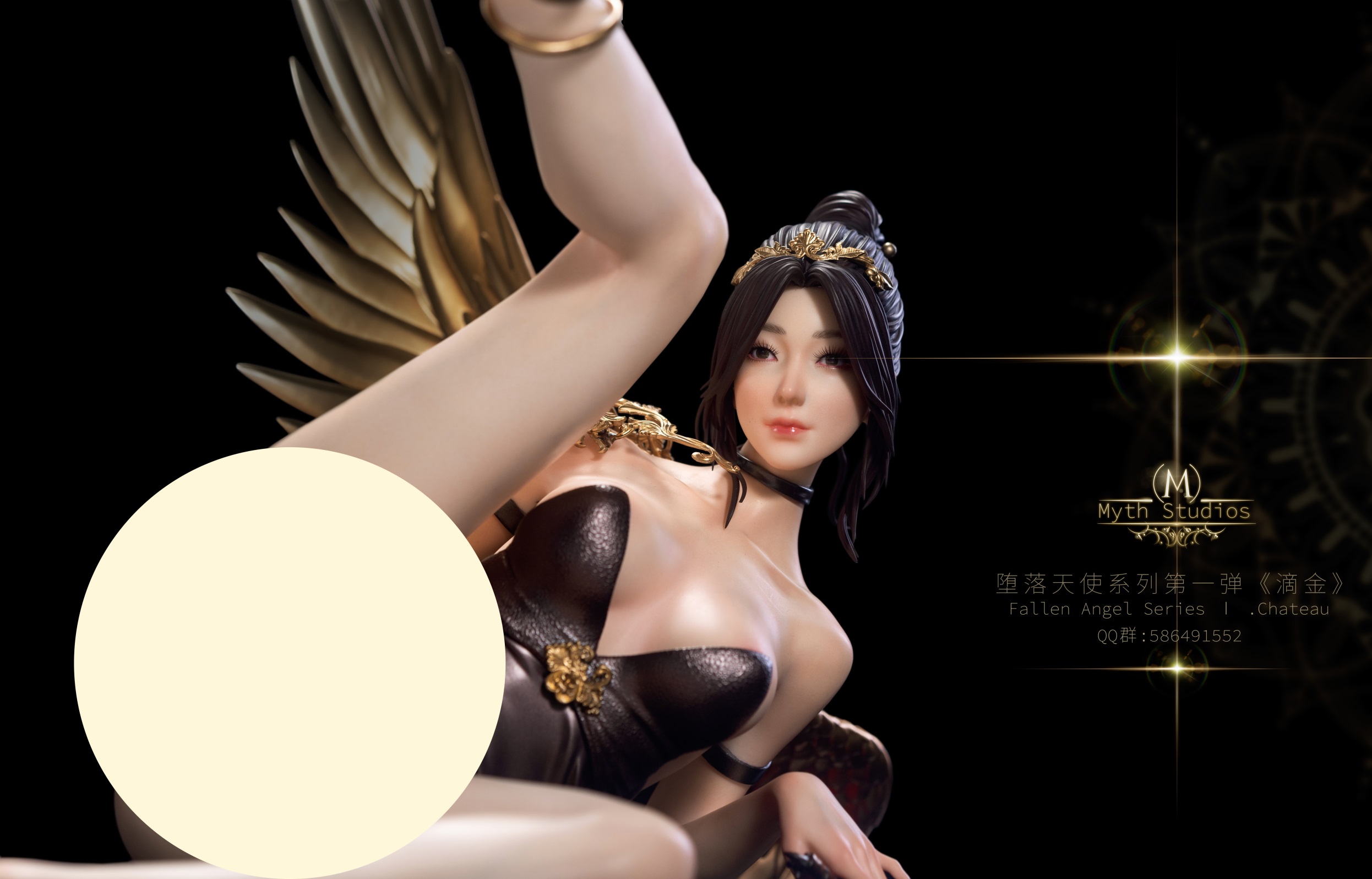 MYTH Studio Fallen Angel Chateau 1/4 Scale Resin Statue Pre-order