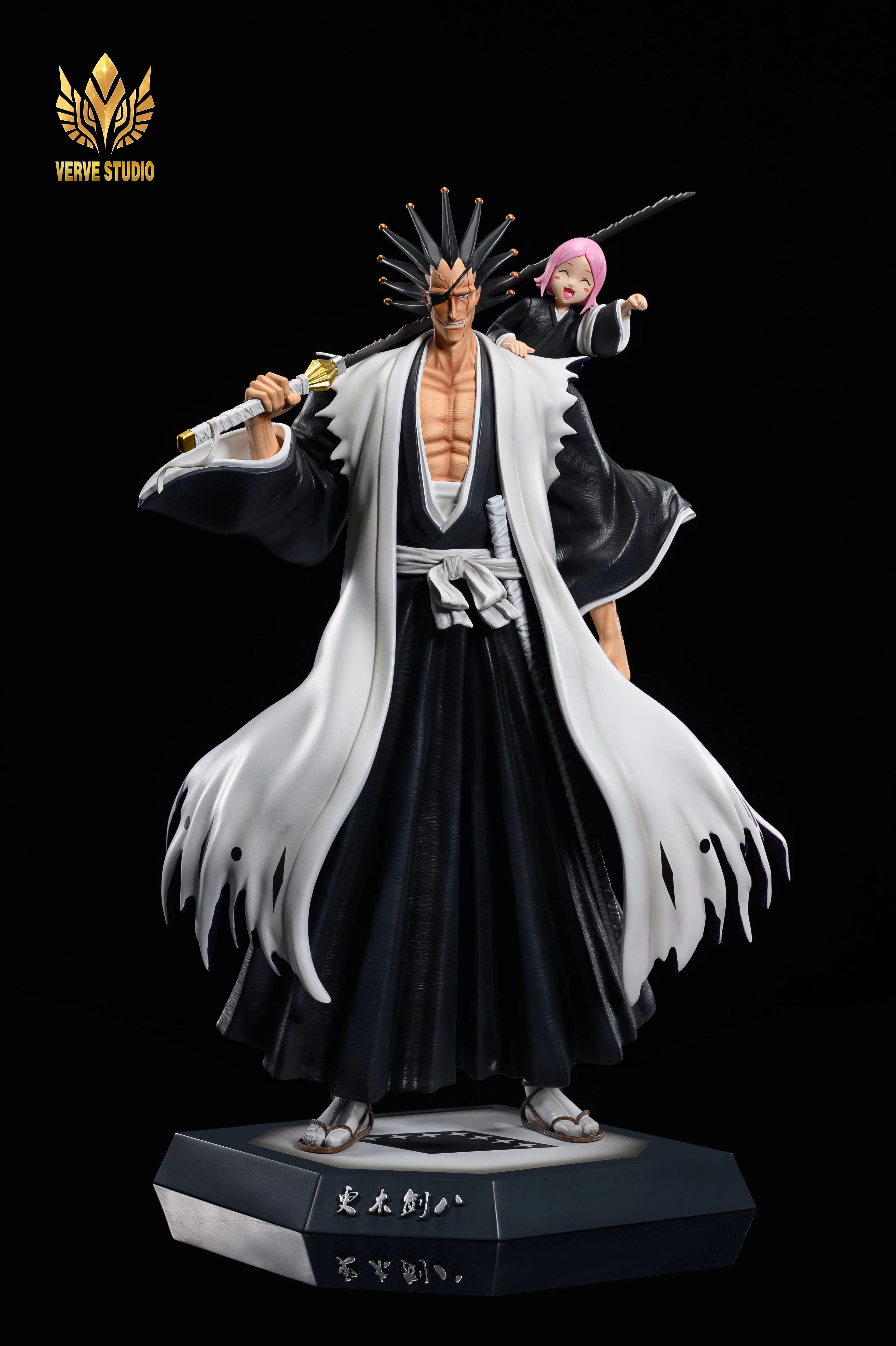 Verve Studio Bleach Zaraki Kenpachi Resin Statue In Stock 1/6