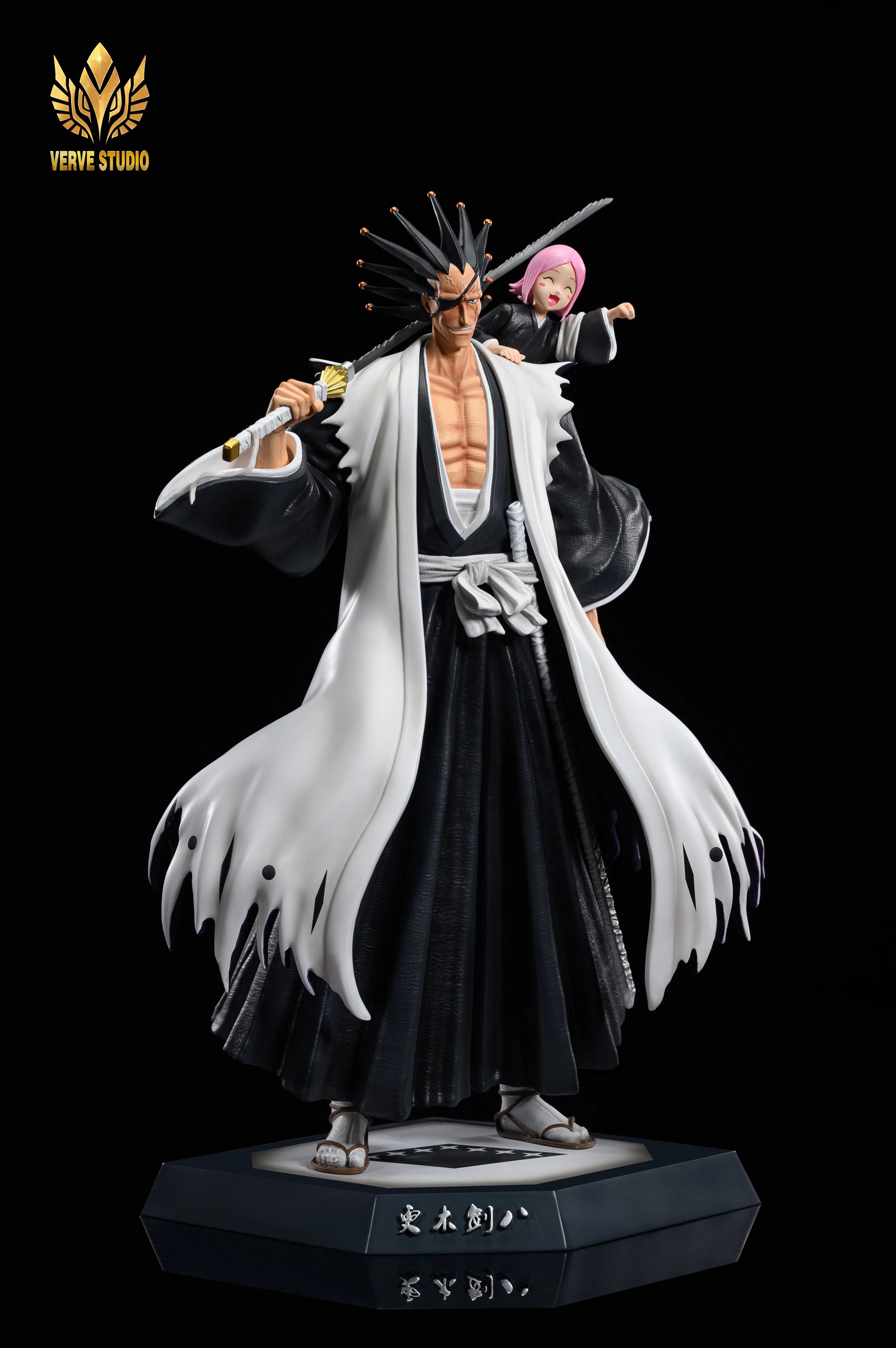 Verve Studio Bleach Zaraki Kenpachi Resin Statue In Stock 1/6