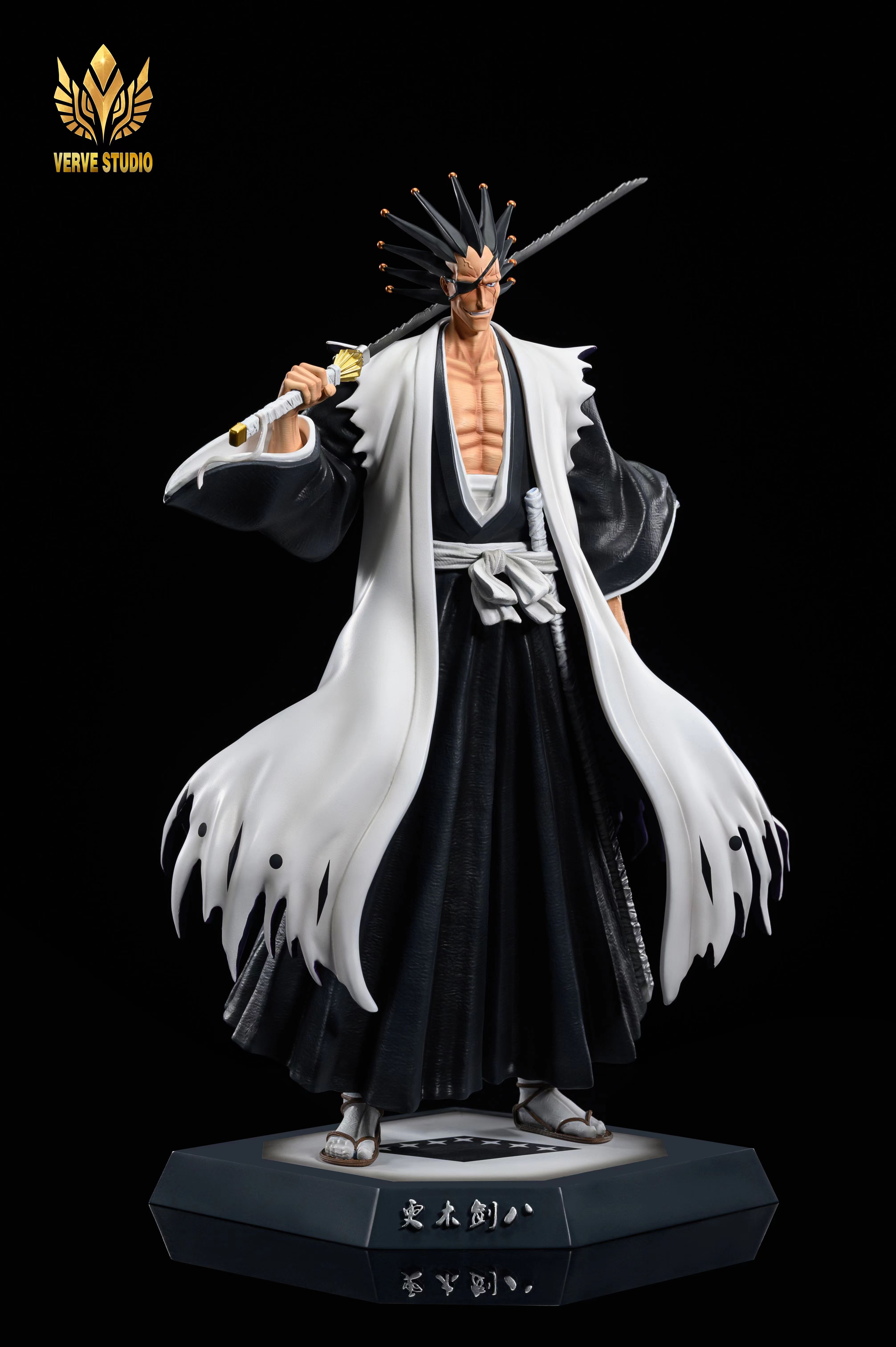 Verve Studio Bleach Zaraki Kenpachi Resin Statue In Stock 1/6