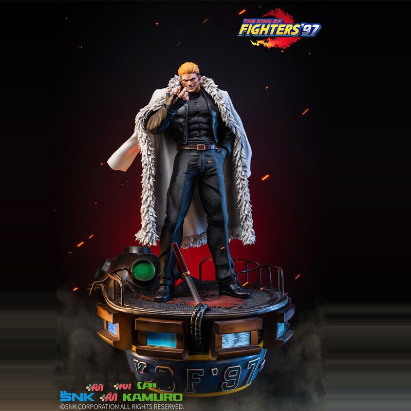 Kamuro Studio The King of Fighters Ryuji Yamazaki Resin Statue in