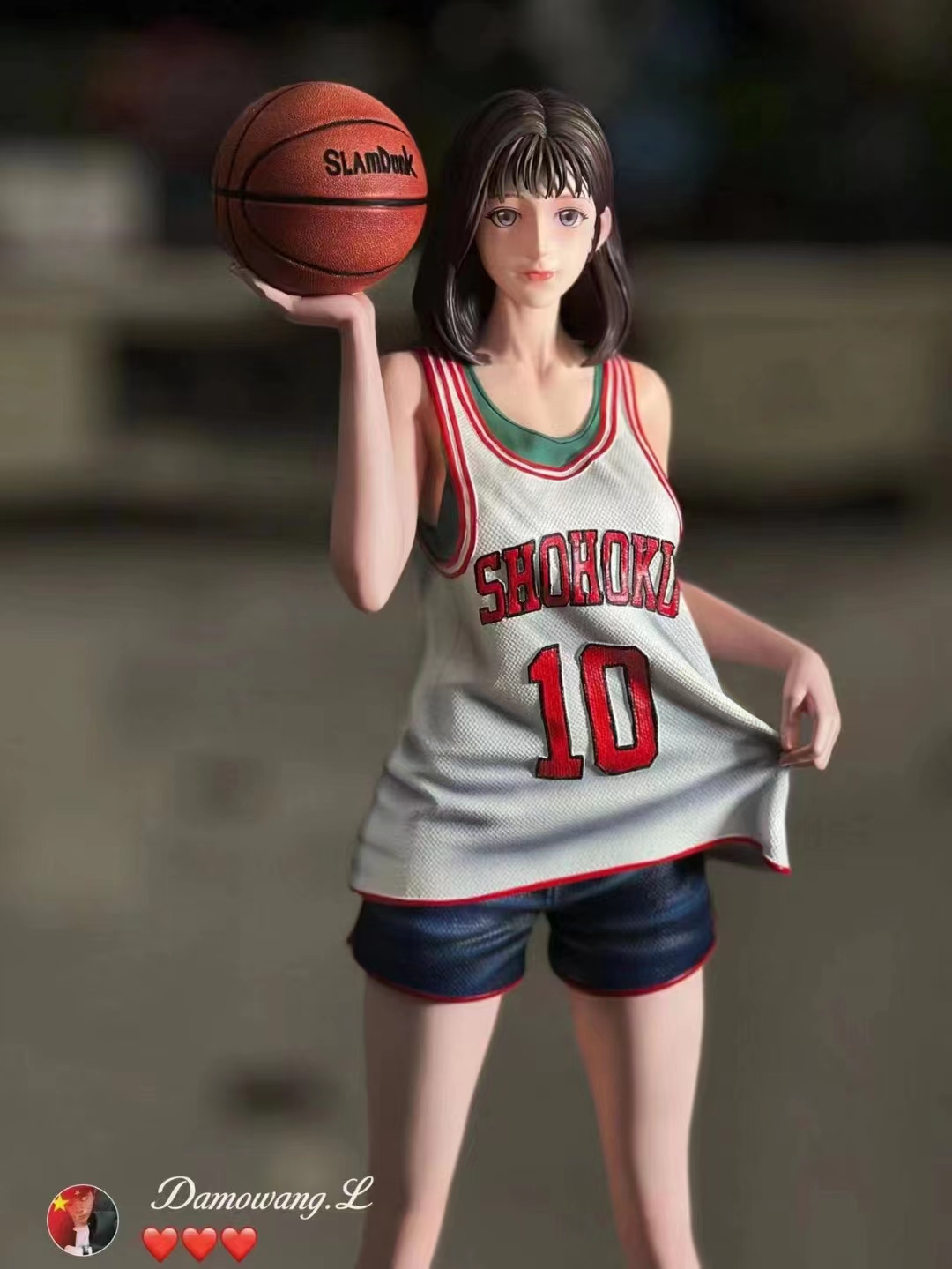 ZX Studio Slam Dunk 1/6 Scale Haruko Akagi Resin Model Painted in