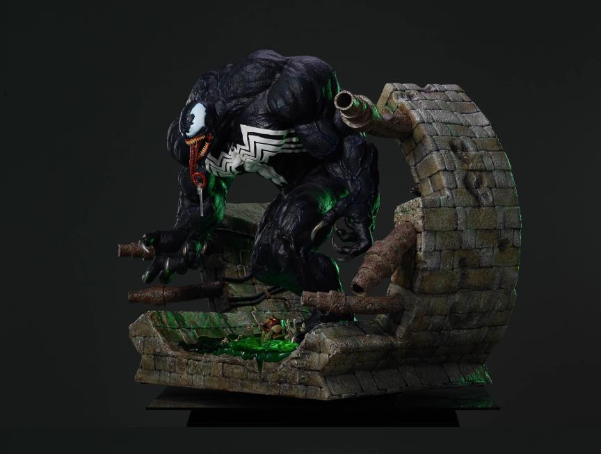 SDZ Studio Sewer Venom 1/4 Scale Resin Painted Statue Collection