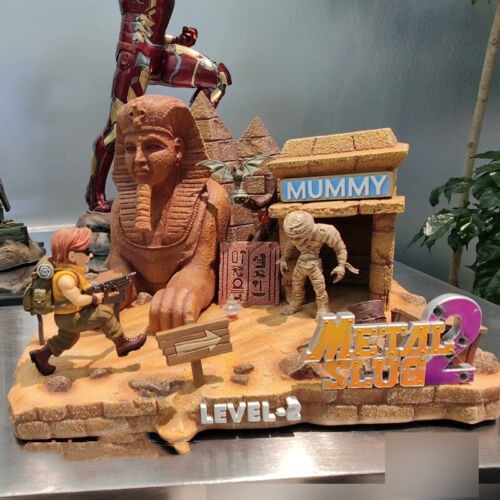 Krazy Art Studios Metal Slug Resin Model Statue In Stock Fighting