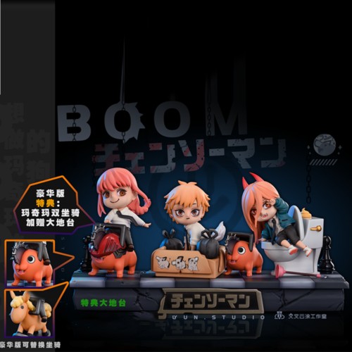 新品 TEMRAW.VTG CHAINSAW MAN DENJI MAKIMA XX YUN STUDIOS Chainsaw Man Denji Resin Model Pre-order Makima