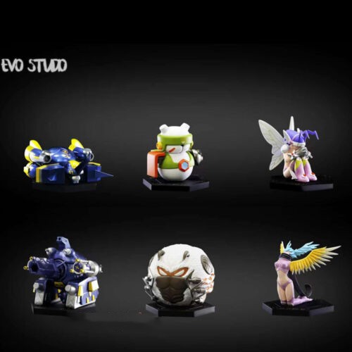 EVO Studio Digimon Thunder Ice Wind spirits Model In Stock EVO Studio Digimon Thunder Ice Wind spirits Model In Stock