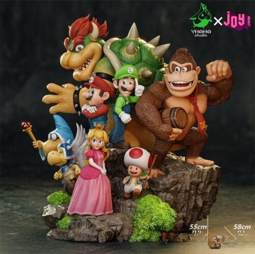 JOY Studio Mario family Resin Model YHAHA Statue H55cm