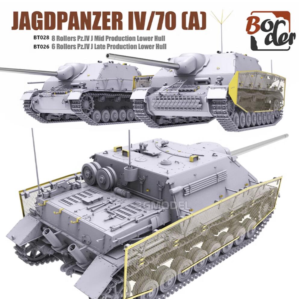 Maquette Border Model – Jagdpanzer IV L/70(A) – échelle 1/35, Chasseur De Chars WWII, BT-026