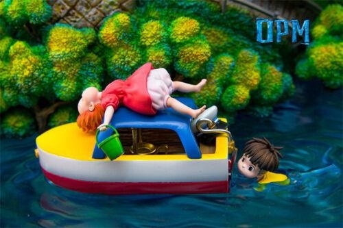 OPM Studio Ponyo on the Cliff Ponyo Statue Sosuke Resin Model In