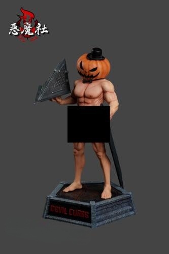 Devil Studio Pyramid Head Resin Model In Stock 1/6 pumpkin head