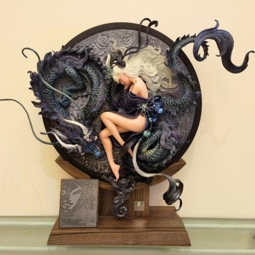 LUOPENG the Royal Dragon Sleeps Resin Statue In Stock Copyright